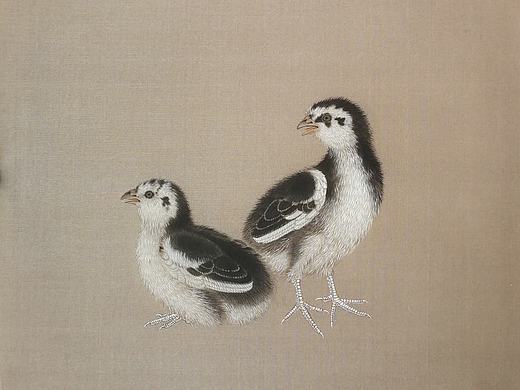 临宋《鸡雏待饲图》，学习传统