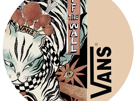 #Vans艺术家# 艺术TEE图案征集活动 【猫走 CAT GO】
