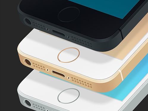 iPhone5s 3色模板