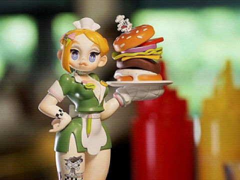 【原创新品预告】暴风餐厅服务生Queenie