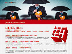 房地产代理公司-企业网站形象设计