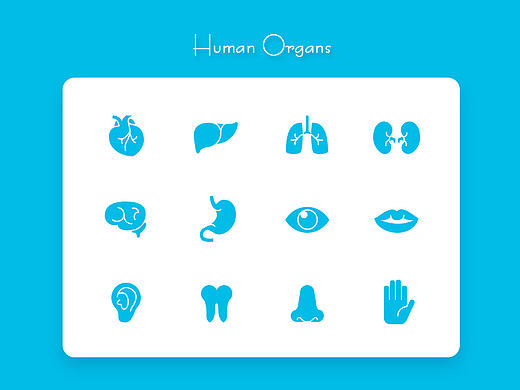 人體器官小圖標(biāo)（個(gè)人主頁(yè)-ZMjAyNzUwOTI=） - 圖標(biāo) - 站酷設(shè)計(jì)師芹菜gigi原創(chuàng)素材 - 站酷ZCOOL