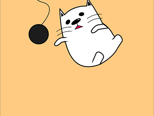 小白猫和小白狗