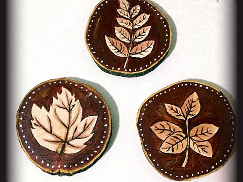 一些木桩画作品