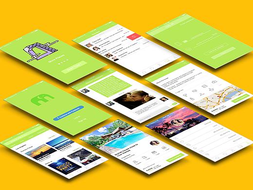 原創(chuàng)作品：印象旅途—一款旅游APP（個(gè)人主頁(yè)-ZMjA5MzAzMDg=） - APP界面 - 站酷設(shè)計(jì)師嗑瓜子de土撥鼠原創(chuàng)素材 - 站酷ZCOOL