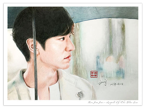 彩铅人物-李敏镐（个人主页-ZMjkzODgxMDA=） - 绘画 - 站酷设计师小诺0319原创素材 - 站酷ZCOOL