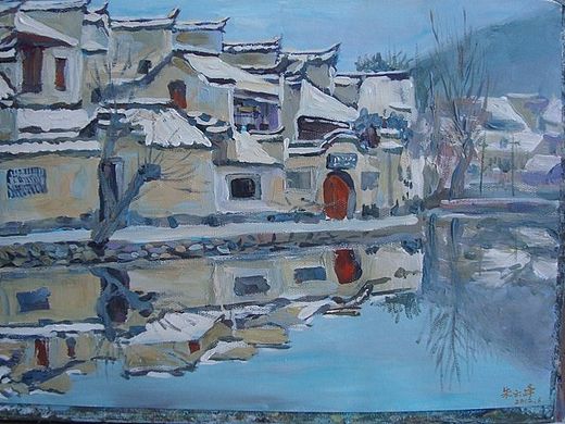 水粉画