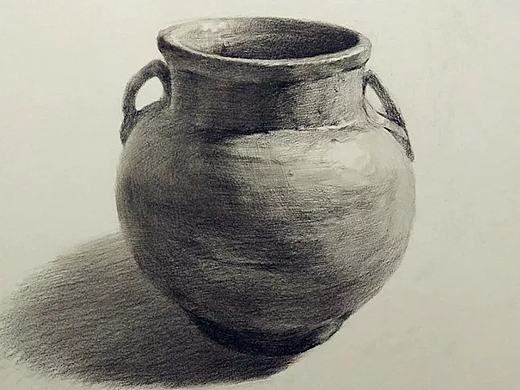 素描罐子