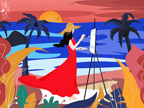 人物插画（个人主页-ZMzEwMjQ0MjA=） - 创作习作 - 站酷设计师谢Tata原创素材 - 站酷ZCOOL