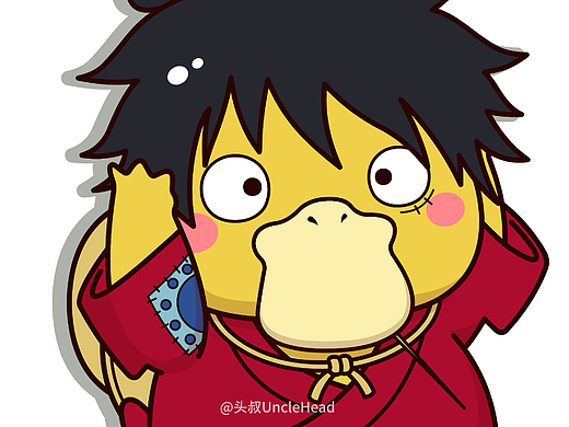 可达鸭系列头像海贼王和之国篇