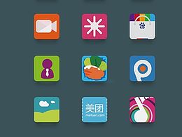 icon_手机第三方软件图标（扁平化）