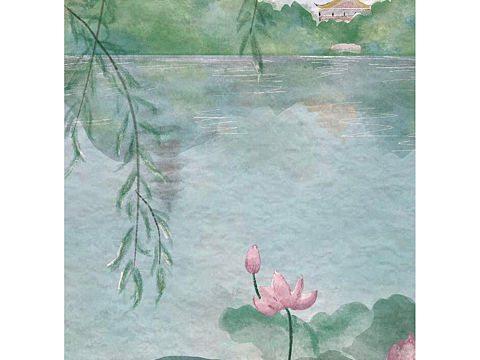 为我的家乡—镇江作画