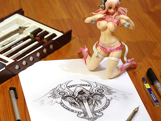 又见章鱼哥作品__牧师徽章再加工 