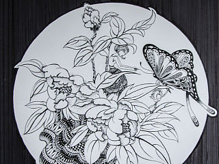 黑白装饰画