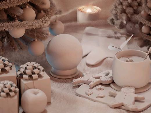 圣诞快乐呀（个人主页-ZNDQwMjIzODg=） - 场景 - 站酷设计师Carson_冬信原创素材 - 站酷ZCOOL