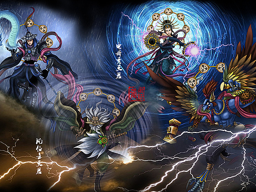 西游记人物谱----风雨雷电