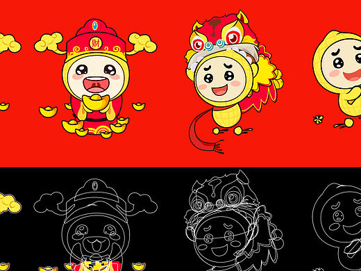 电商企业形象-新年花生