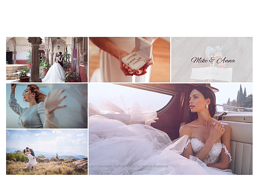 FCPX插件Wedding Slideshow V01(婚礼场景动画模板)
