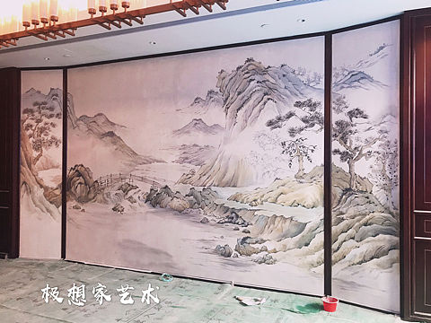 泰州维景国际大酒店墙绘