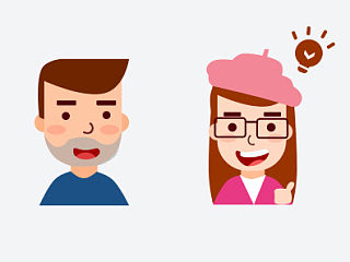 卡通人物头像设计