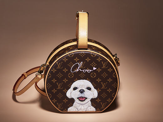 手繪版版本Lv包加寵物項(xiàng)圈（個(gè)人主頁(yè)-ZNDI5MzgzMDQ=） - 產(chǎn)品攝影 - 站酷設(shè)計(jì)師MissYouPhoto原創(chuàng)素材 - 站酷ZCOOL