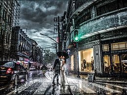 雨中曲   人像摄影