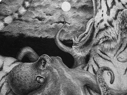 无题（个人主页-ZMjM5OTk0MDA=） - 艺术插画 - 站酷设计师池中原创素材 - 站酷ZCOOL