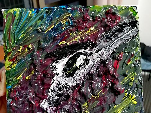 《石中鳥》（個(gè)人主頁-ZNDg2NjQ2Mjg=） - 繪畫 - 站酷設(shè)計(jì)師渡芥原創(chuàng)素材 - 站酷ZCOOL