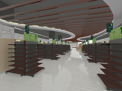 一套精品超市部分效果圖（個(gè)人主頁(yè)-ZMTI1MjI4NTY=） - 家裝設(shè)計(jì) - 站酷設(shè)計(jì)師惠州黑熊原創(chuàng)素材 - 站酷ZCOOL