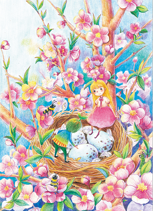 彩铅儿童插画