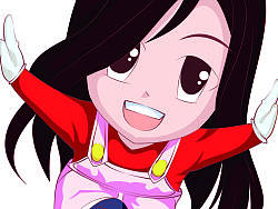 结婚迎宾和舞台两边卡通人物绘制