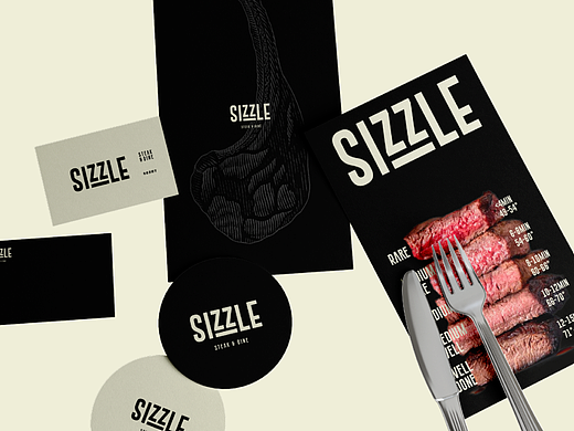 峥嵘品牌设计-SIZZLE司索西餐厅