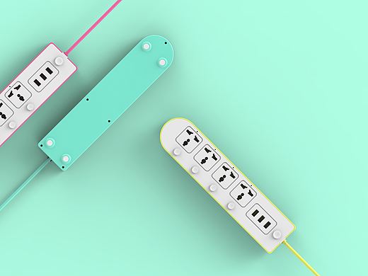 时尚简约排插设计