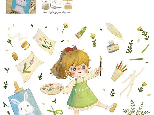 画画的夏木（个人主页-ZNTEyNDg4NTY=） - 儿童插画 - 站酷设计师画画的夏木原创素材 - 站酷ZCOOL