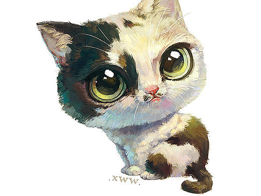 【萌宠by雪娃娃】奶牛猫“牛奶”