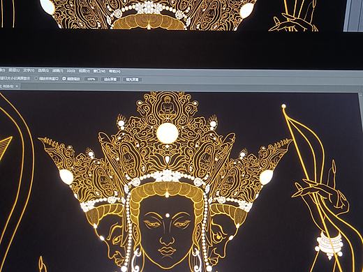 唐代壁画,八臂观音