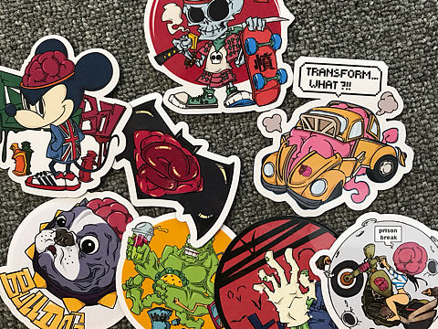 画了那么多 也算是了却了自己的一个怨念—冰箱贴