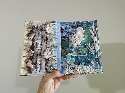 手帐 | art junkjournal | 《海的声音》（个人主页-ZNTI0NDY2MDQ=） - 其他手工艺 - 站酷设计师不会画画的donkey原创素材 - 站酷ZCOOL