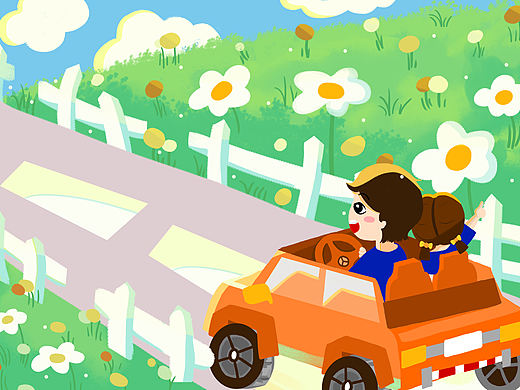 原创作品  去郊游