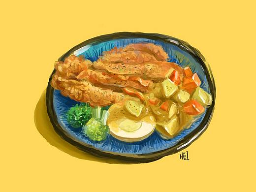 咖喱猪排饭