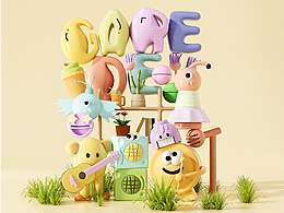 《FOOD PARTY》×可爱的小怪兽们