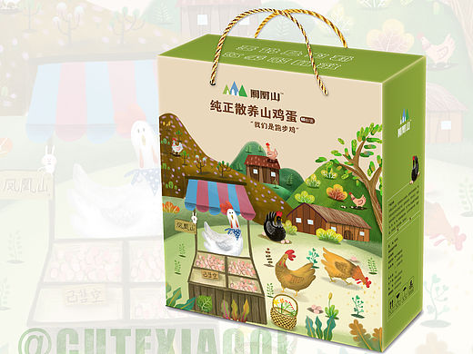 凤凰山山鸡蛋 包装盒