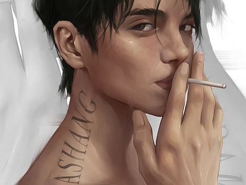 《抽烟的男人》