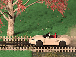 C4D 一起出游吧，夏天的颜色