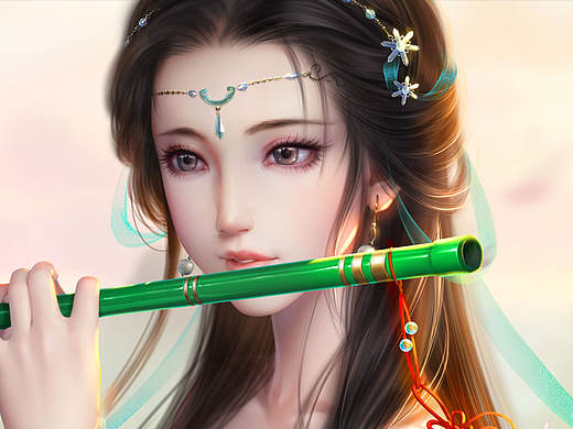 御剑情缘同人画商雨竹