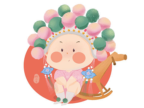 大头小可爱（个人主页-ZNDYwOTA1NDQ=） - 儿童插画 - 站酷设计师画画的蜗小牛原创素材 - 站酷ZCOOL