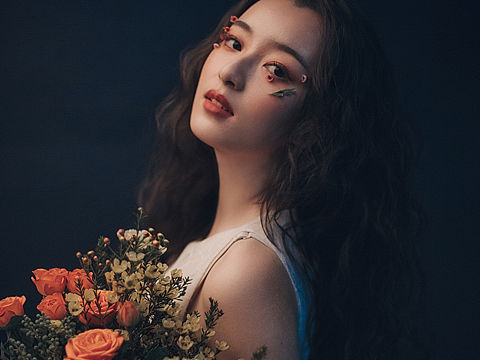 油画少女