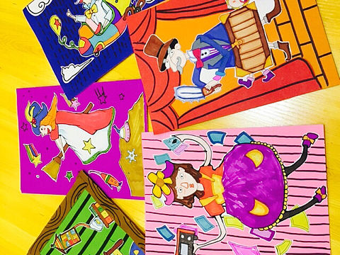 动手画起来换种形式练习作品