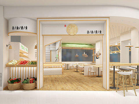 小汤煮麻辣烫店设计