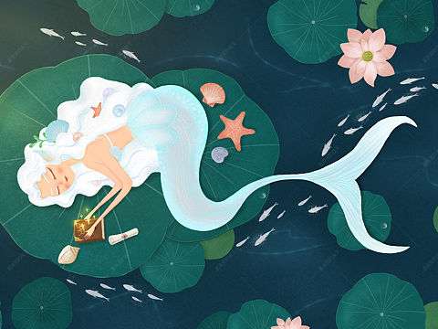 人鱼 人间 美好 幻想 原创